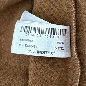 ZARA Cropped Jacket Light Brown Tan Gold Hammered Snaps Preppy Chic Small thumbnail 14