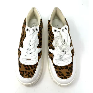 Coconuts by Matisse Size 8‎ Sneakers White Leopard Print Lace Up Casual Shoes thumbnail 2