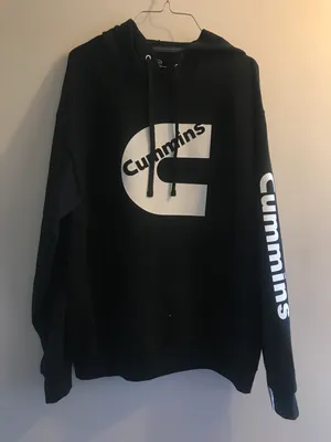 Cummins Hoodie Black Size Large thumbnail 1