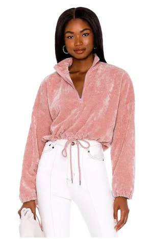 Lovers‎ + Friends Revolve Aya Chenille Top Women S Pink Coquette Loungewear Cozy thumbnail 1