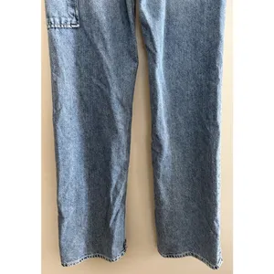 Free‎ People We The Free Tinsley Baggy High Rise Straight Leg Jeans Women's 24 thumbnail 6