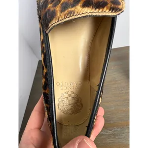 Vince Camuto Leopard Calf Hair Lug‎ Sole Loafers Size 7 New Statement thumbnail 11