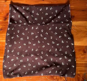 Target Tube Top Crop Pink and Brown Floral thumbnail 1