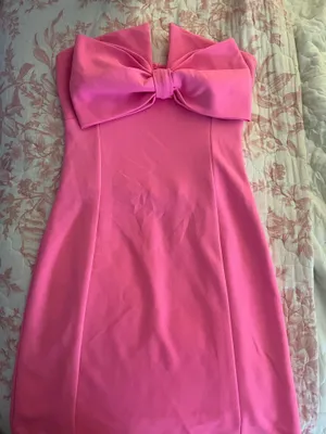 Boutique Pink Bow Dress thumbnail 1