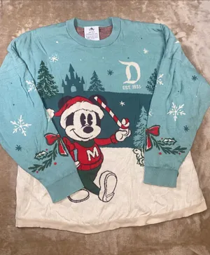 Vintage Disney Spirit Mickey Mouse Holiday Sweater thumbnail 1