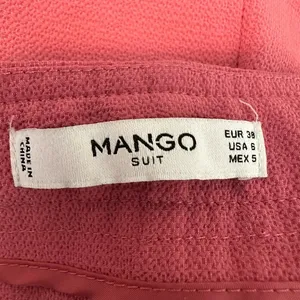 Mango Suit size 6 pink dress pants side zipper with tie has‎ pockets thumbnail 5