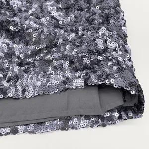 London‎ Jean Sequin Mini Skirt Size 6 Y2K Party Glam Evening Sparkly Stagecoach thumbnail 6