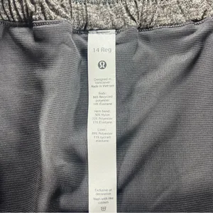 Lululemon Hotty Hot Short II 2.5 Heather Lux Multi Black Heathered Black Size 14 thumbnail 7