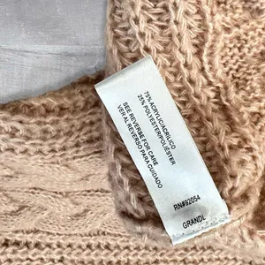 A Love Story Cable Knit Cardigan Women M Dolman Sleeve Rhinestone Button Sweater thumbnail 6