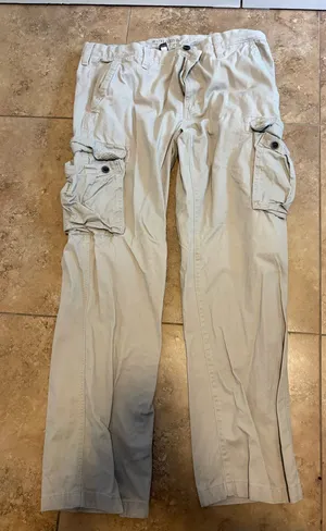 Cargo Pants in Light Khaki - Relaxed Fit thumbnail 1