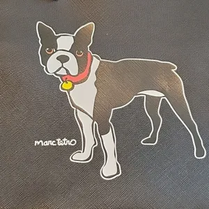 MARC TETRO black crossbody w/ Boston Terrier with adjustable strap New w/o Tag thumbnail 2