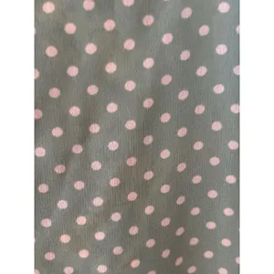 Reversible Floral and Polka Dot Midi Skirt Sage Green Yellow A-Line Side Zip thumbnail 6