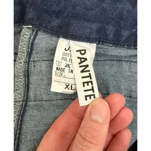 Pantete Curvy Flare Jeans With Belt Dark Wash SzXL /34 thumbnail 5