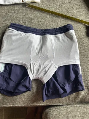 Birddogs Women's Navy Blue Athletic Drawstring Shorts | Size Small Purple thumbnail 7