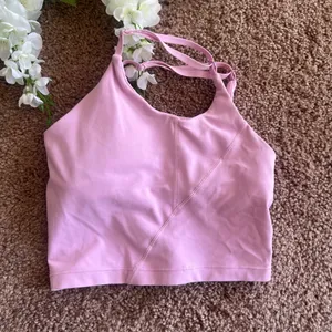 Pink Lululemon Align Cropped Tank Top thumbnail 7