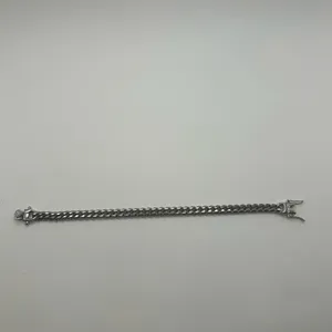 David Yurman 6mm Silver Cuban Link Bracelet 7 Inch Waterproof Hypoallergenic Solid Womens New thumbnail 2