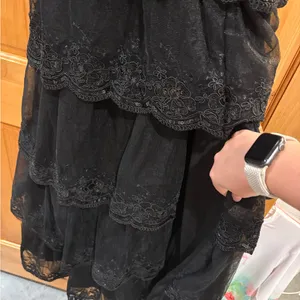 Lulu's Black Lace High-Low Dress thumbnail 6