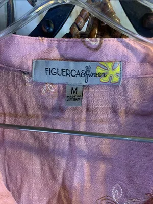 Figueroa & Flower Embroidered Shirt Size M thumbnail 2