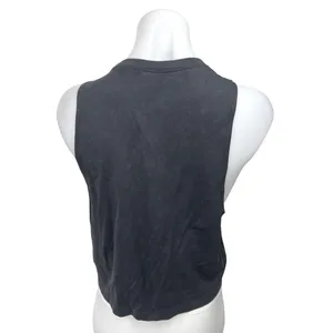Offline by Aerie Women's Black Sleeveless Workout Muscle Tee Crop Tank Top XS thumbnail 2