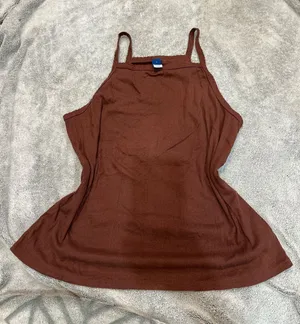 Old Navy Women's Brown Ribbed Spaghetti-Strap Cami thumbnail 1