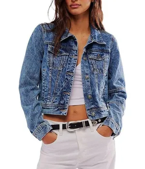 Free People Denim Jacket  thumbnail 1