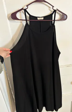 Belk Black halter top dress thumbnail 1