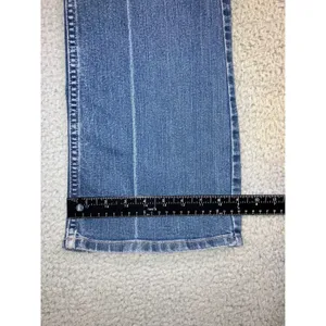 Vtg American Eagle Flare Leg Jeans Women 10 Low Rise Stretch Distressed 30x30‎ thumbnail 7