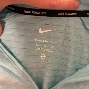 Nike Women's Sky Blue Quarter-Zip Therma-Fit Performance Top thumbnail 3