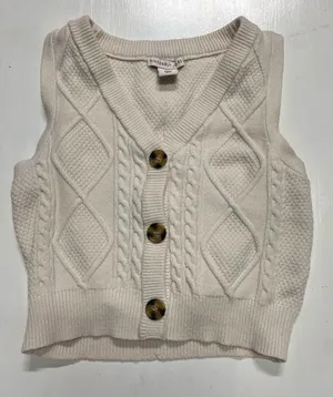 sweater vest White thumbnail 1