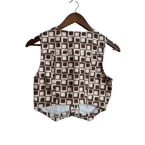 The Ragged Priest 70's Printed Vest size XS Retro Geometric thumbnail 2