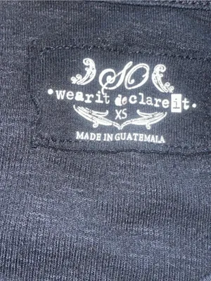 Y2K! So Wear It Declare It Tank Top! Black Size XS thumbnail 2