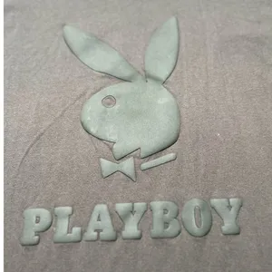 Playboy: Black and White Contrast Logo Long Sleeve thumbnail 3