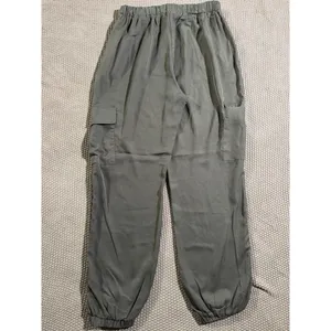 ALLIE ROSE Women's Black‎ Lightweight Green Joggers Cargo Size Medium thumbnail 5