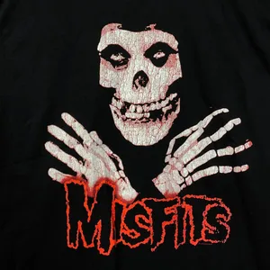 Misfits Crossed Arms Crimson Ghost Horror Punk Band Tee large thumbnail 2
