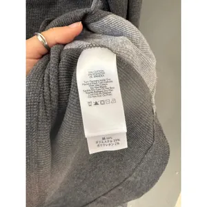 Grey Colorblock Waffle Knit‎ Henley Long Sleeve Snap Button Top Bella Swan Small thumbnail 4