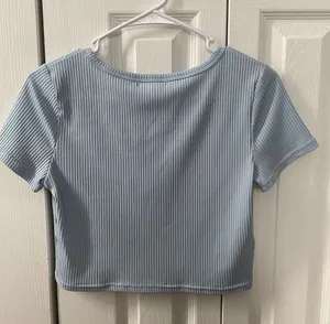 Button up crop top Blue Size M thumbnail 2