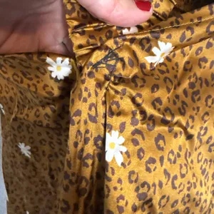 For Love & Lemons Revolve Tawney Cheetah Floral Animal Print Satin Mini Dress M thumbnail 10