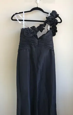 Gigi's Women's Size 6 Full Length Black Prom Dress thumbnail 3