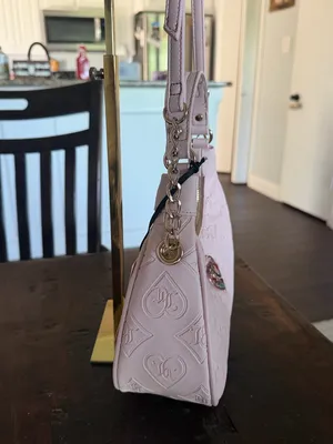 Juicy Couture Blush Pink Clay Glitzed out Hobo. Brand new w/ tags. Flawless thumbnail 6