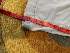 Bianco Jeans Denim Light Wash Low Rise Wide Leg Lightweight Size 26 Waist thumbnail 2