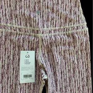 NWT CRZ YOGA Isabella HR Crop Leggings Stripe Multi, Size 4/6 Small NWT thumbnail 5