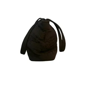 Vera Bradley small quilted black tote bag thumbnail 4