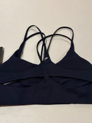 Fabletics Black Double-Strap Sports Bra thumbnail 6