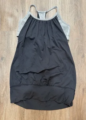 Lululemon No Limits Tank Black / Tonka Stripe Cashew‎ / Heathered Black thumbnail 1