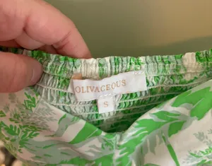 Olivaceous Mini Green Dress thumbnail 3