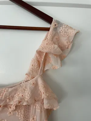 Saylor Peach Julianna Eyelet Tiered Dress thumbnail 5