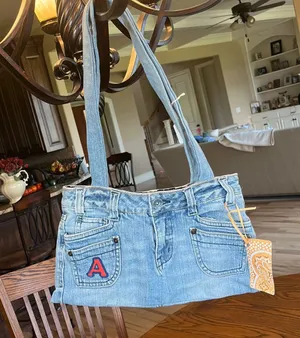 Auburn University Denim Purse Jean Bag New thumbnail 1