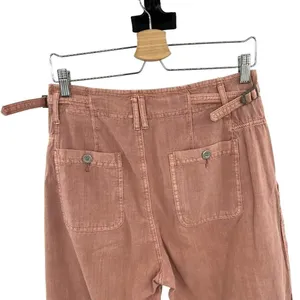 Free People Compass Star‎ Trousers Pants in Pink Cotton Size 2 thumbnail 10