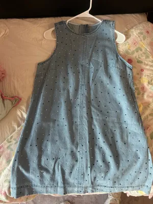 SheIn Rhinestone Denim Dress thumbnail 2