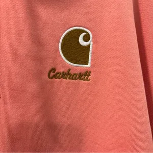 Carhartt Women’s Tencel Fiber Series Loose Fit Hoodie Size L Aged Coral Light thumbnail 2